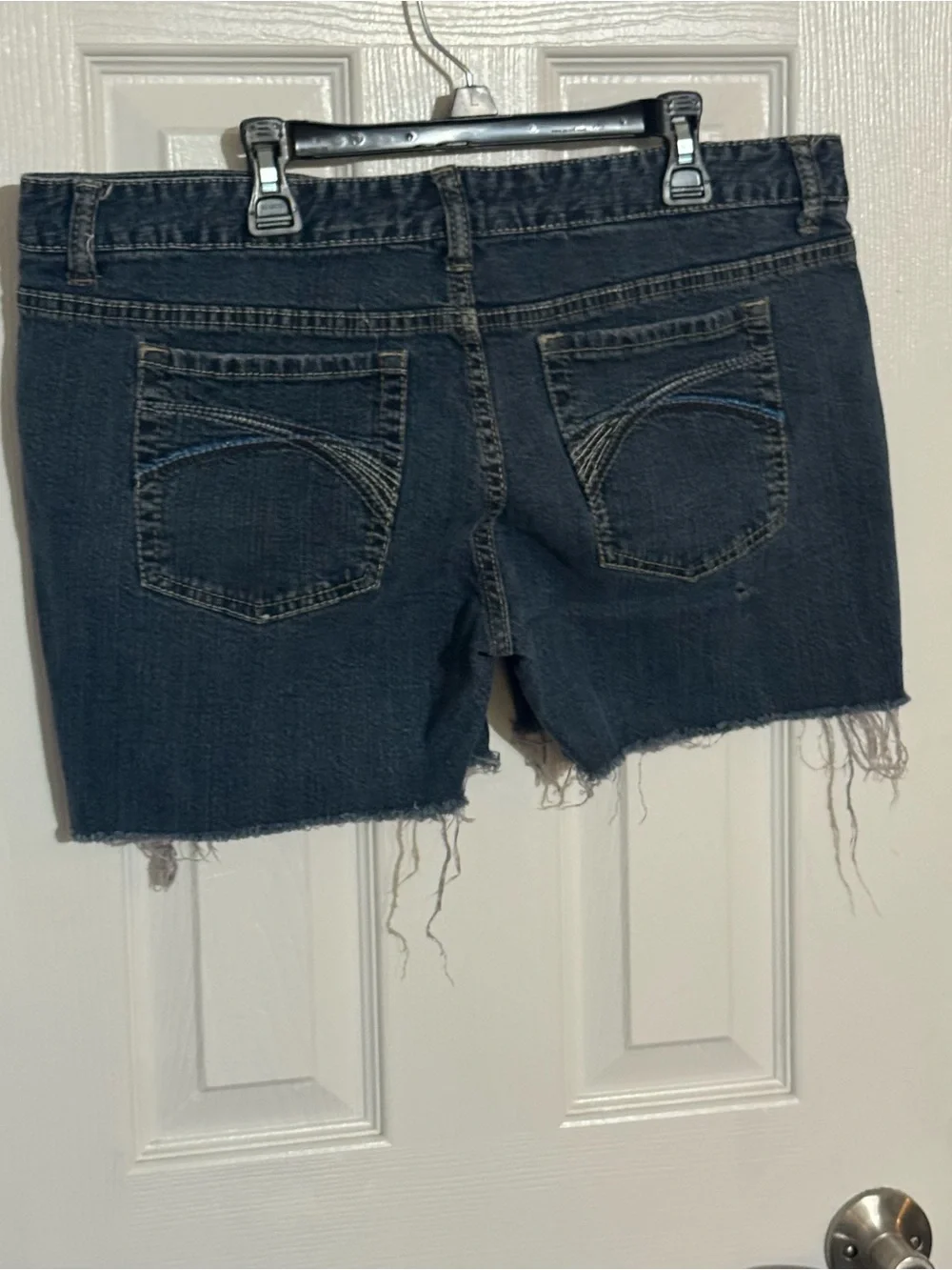 Rue21 Black Distressed Denim Cutoff Shorts